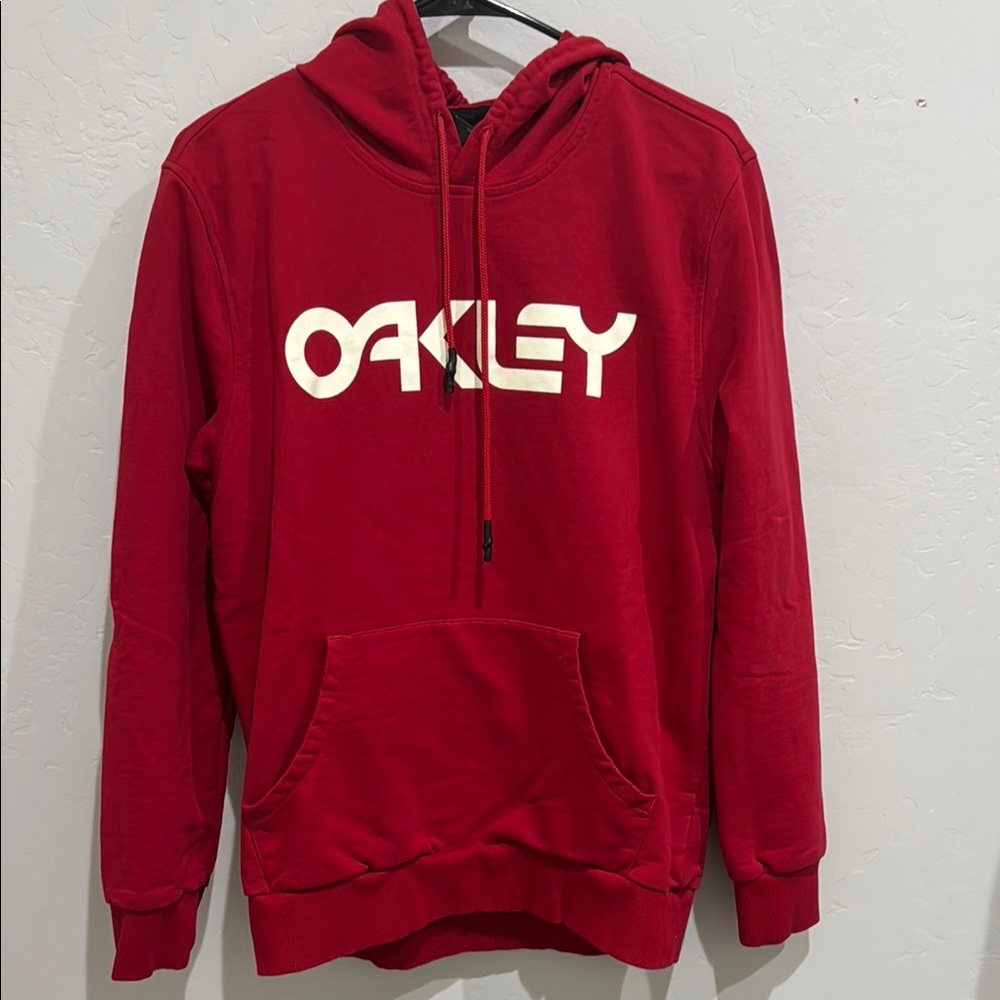 Oakley Red Hoodie Sweater